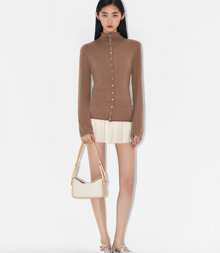 Demi Canvas Bag - Nude