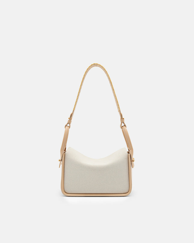 Demi Canvas Bag - Nude