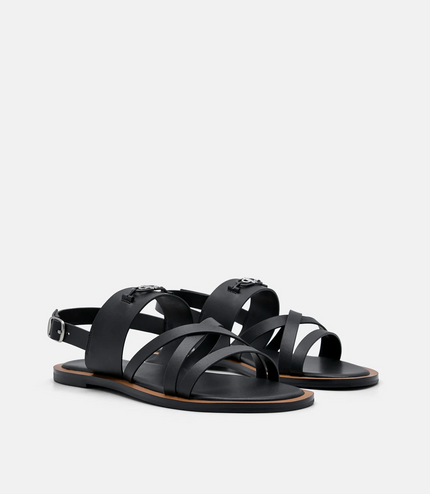 PEDRO Icon Strappy Sandals- Black