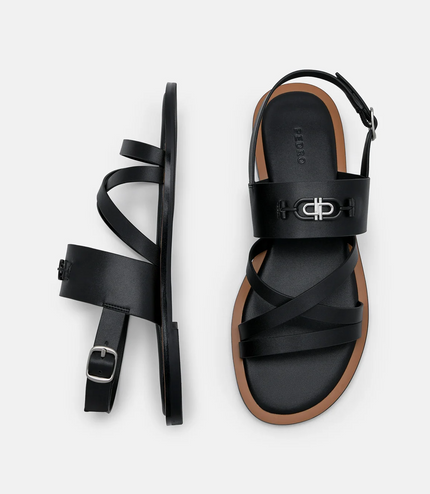 PEDRO Icon Strappy Sandals- Black