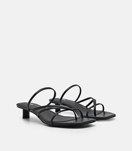 PEDRO Icon Heel Sandals - Black