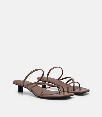 PEDRO Icon Heel Sandals - Brown