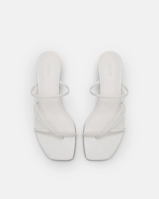PEDRO Icon Heel Sandals - Chalk