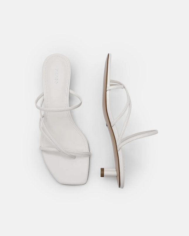 PEDRO Icon Heel Sandals - Chalk