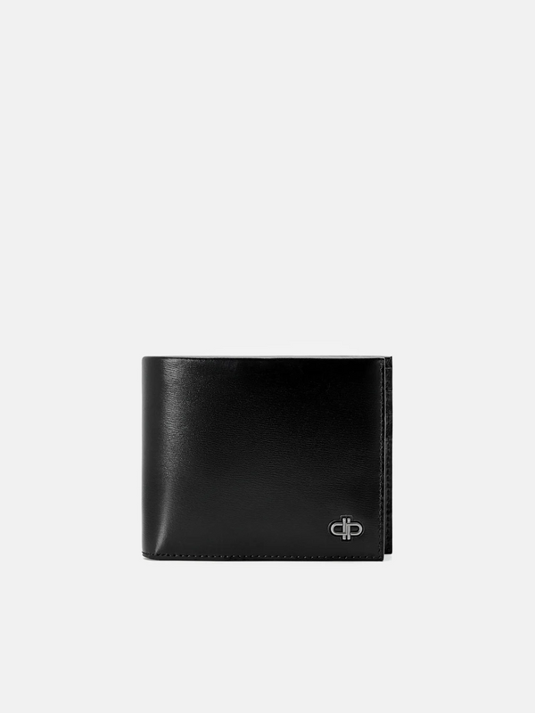 PEDRO Icon Leather Bi-Fold Wallet with Insert - Black