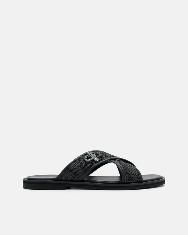 PEDRO Icon Cross Sandals - Black