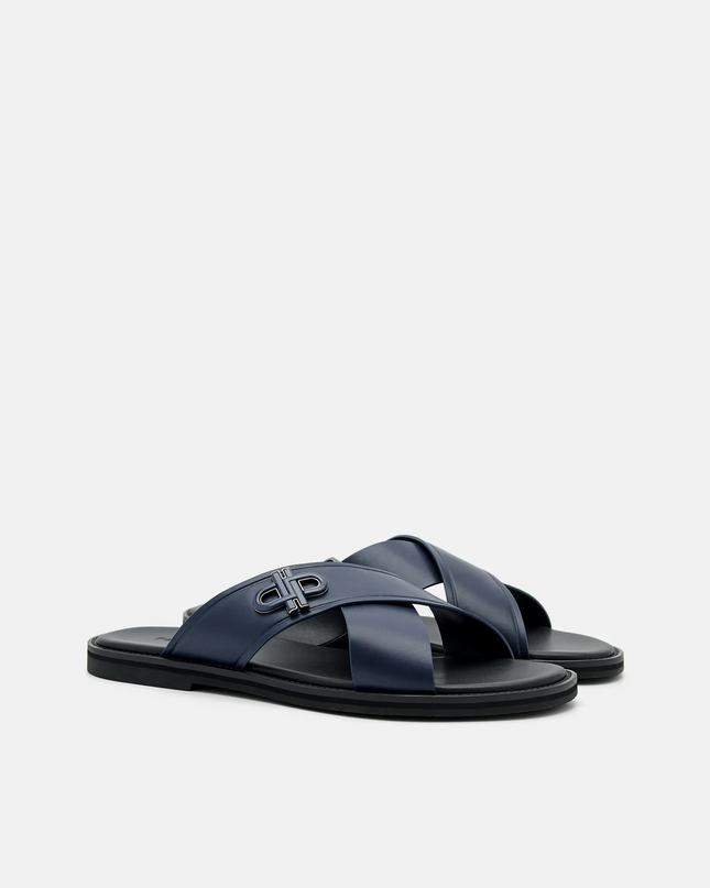 PEDRO Icon Cross Sandals - Navy