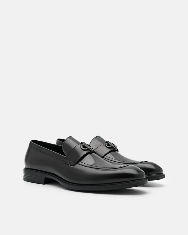 PEDRO Icon Altitude Leather Loafers - Black