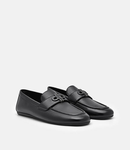 PEDRO Icon Leather Loafers - Black