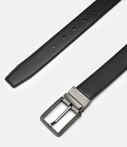 PEDRO Icon Leather Reversible Pin Belt