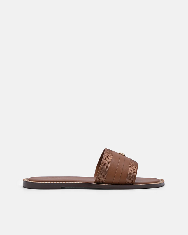 PEDRO Icon Slide Sandals - Brown