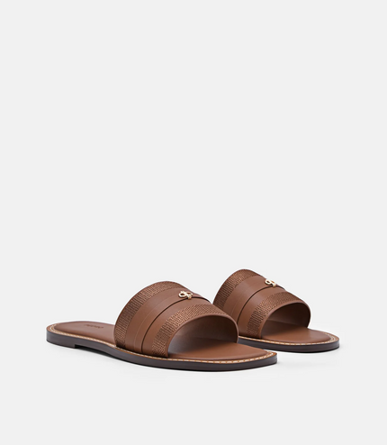 PEDRO Icon Slide Sandals - Brown