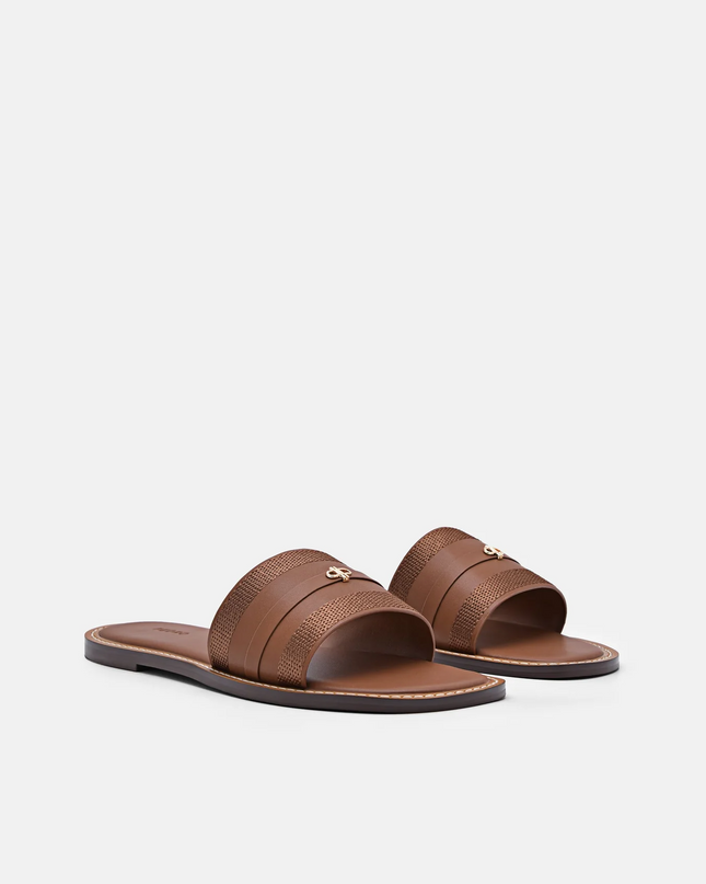 PEDRO Icon Slide Sandals - Brown