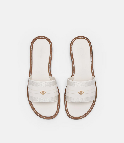PEDRO Icon Slide Sandals - Chalk