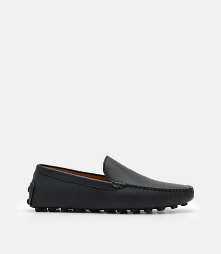 PEDRO Icon Leather Driving Shoes - Black