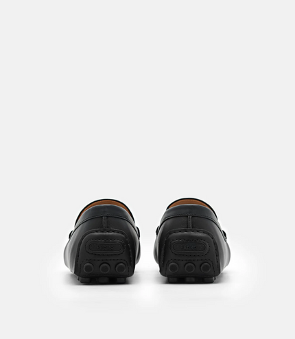PEDRO Icon Leather Driving Shoes - Black
