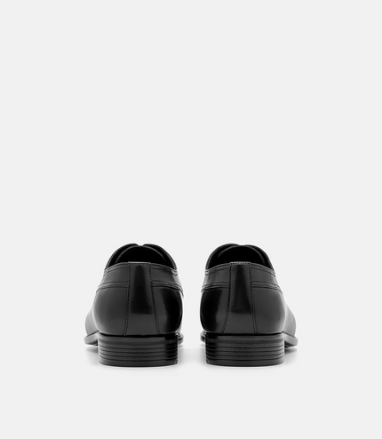 Leather Derby Shoes - Black