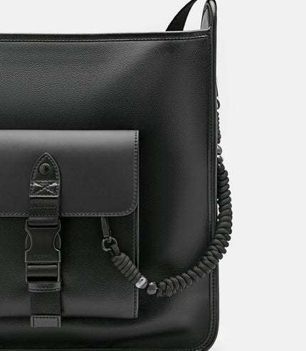 Twine Messenger Bag - Black