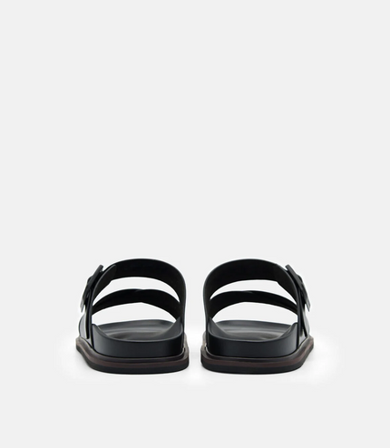 Helix Cross Sandals - Black
