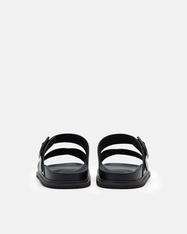 Helix Cross Sandals - Black