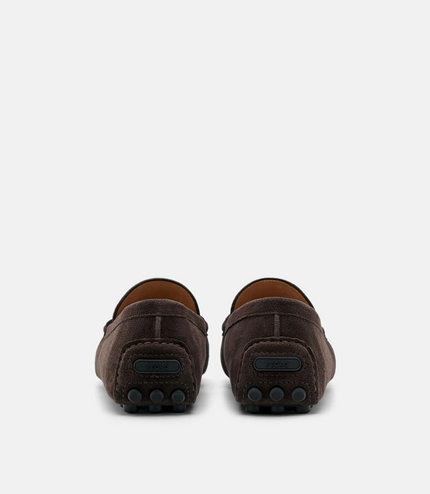 Leather Horsebit Driving Shoes - Dark Brown