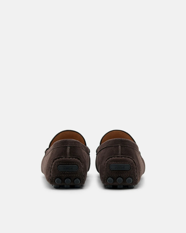 Leather Horsebit Driving Shoes - Dark Brown