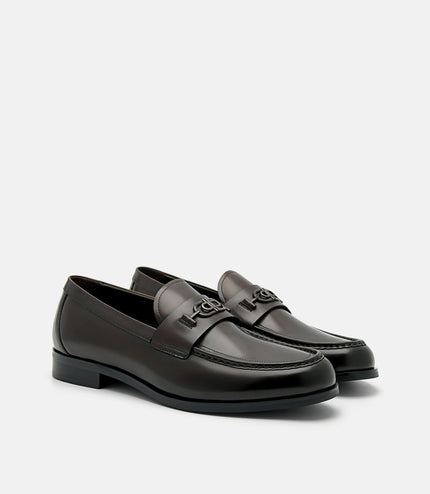 PEDRO Icon Leather Horsebit Loafer - Dark Brown