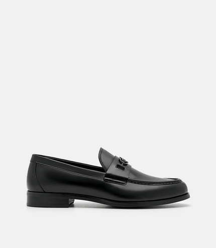 PEDRO Icon Leather Horsebit Loafer - Black