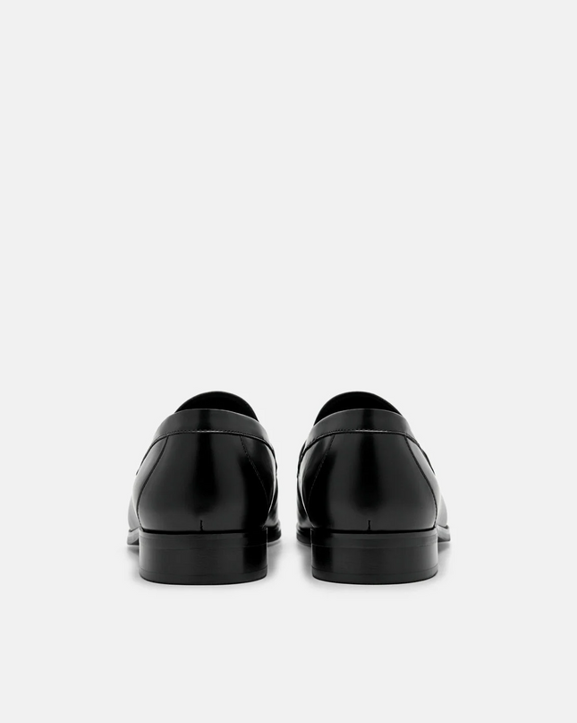 PEDRO Icon Leather Horsebit Loafer - Black