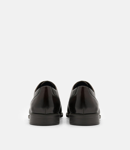 Altitude Lightweight Leather Oxford Shoes - Dark Brown