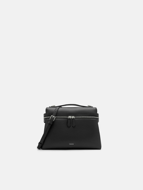Alyssa Leather Backpack - Black