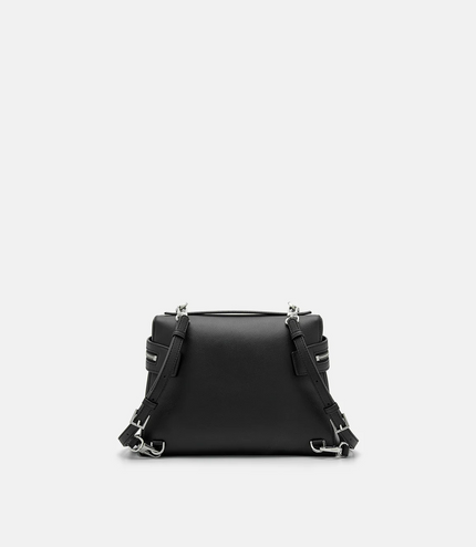 Alyssa Leather Backpack - Black