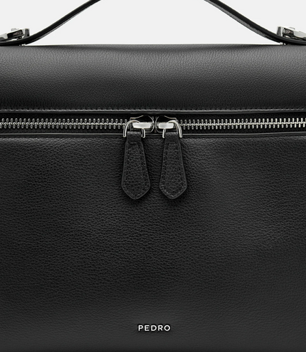 Alyssa Leather Backpack - Black