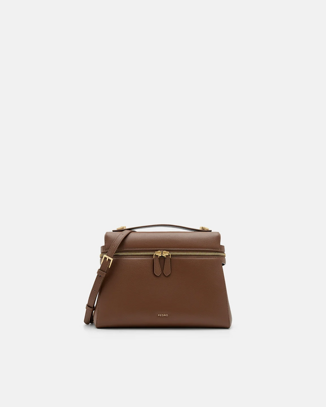 Alyssa Leather Backpack - Brown