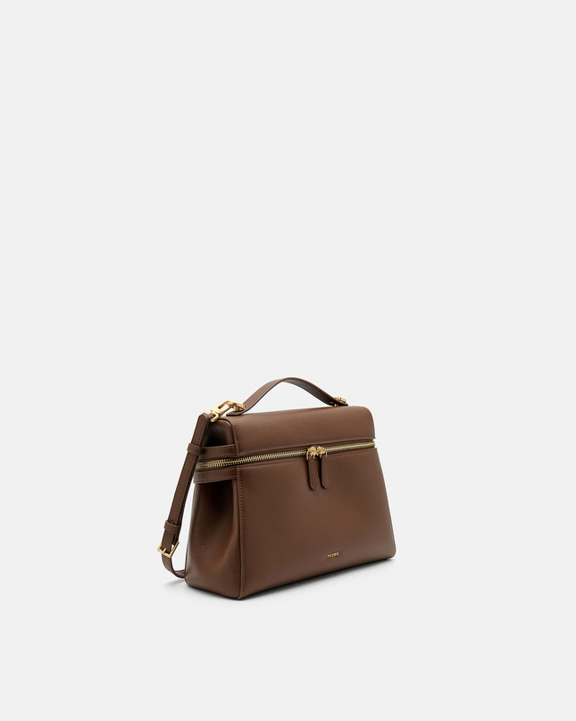 Alyssa Leather Backpack - Brown
