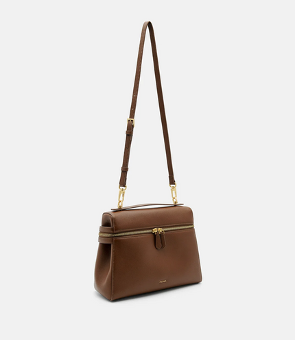 Alyssa Leather Backpack - Brown