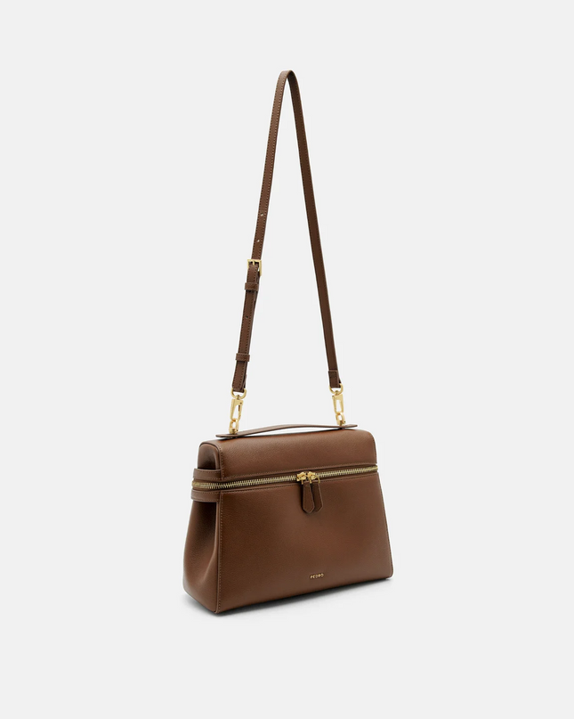Alyssa Leather Backpack - Brown