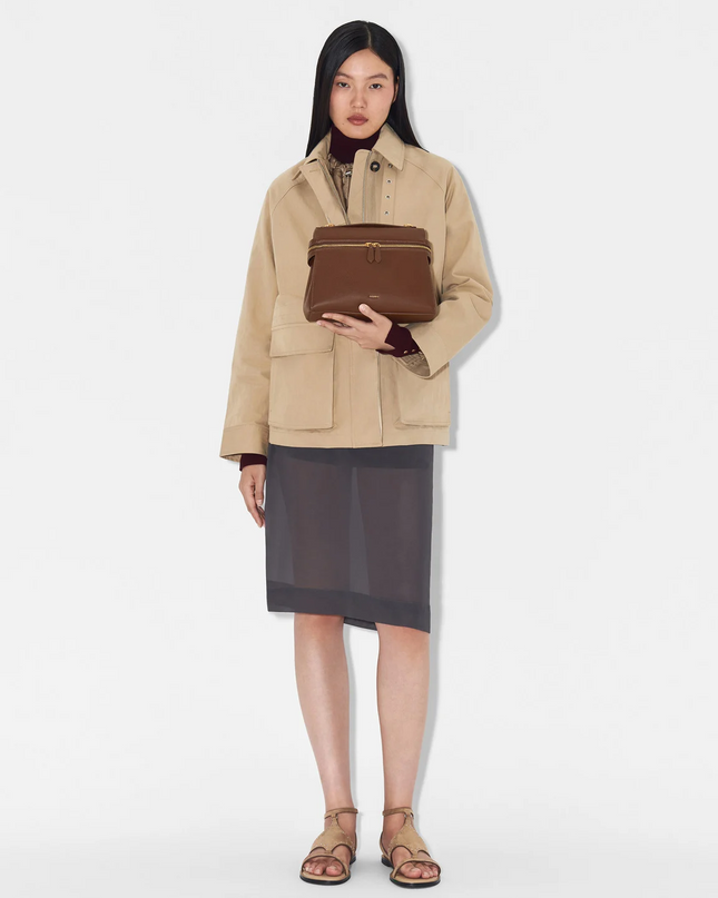 Alyssa Leather Backpack - Brown