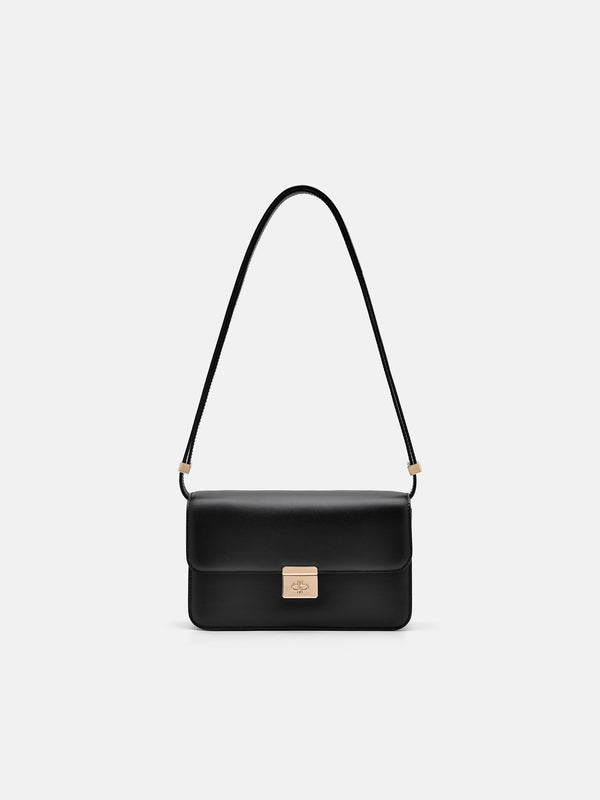 PEDRO Studio Leather Shoulder Bag - Black