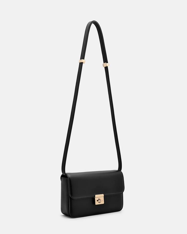 PEDRO Studio Leather Shoulder Bag - Black