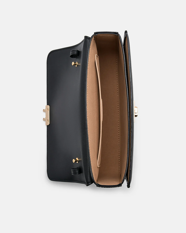 PEDRO Studio Leather Shoulder Bag - Black