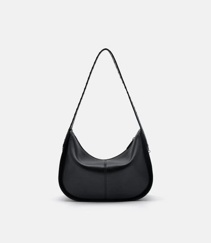 Issa Studded Shoulder Bag - Black