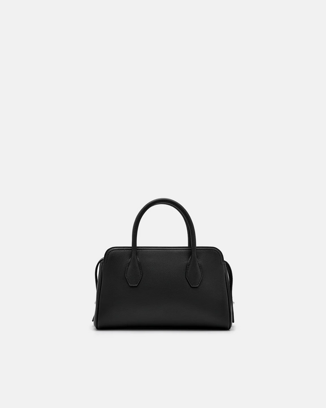 Sybil Leather Handbag - Black