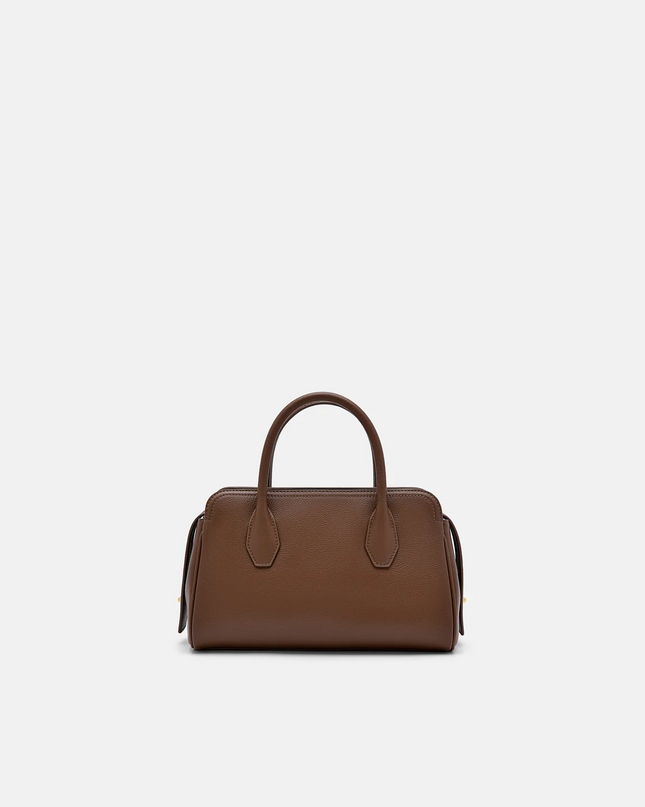 Sybil Leather Handbag - Brown