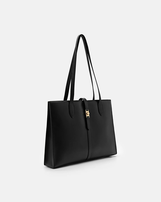 PEDRO Studio Leather Tote Bag - Black