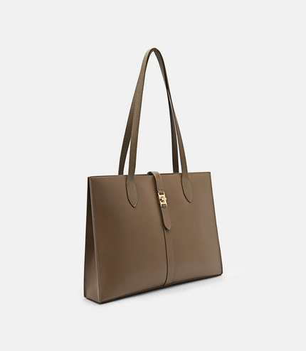 PEDRO Studio Leather Tote Bag - Taupe