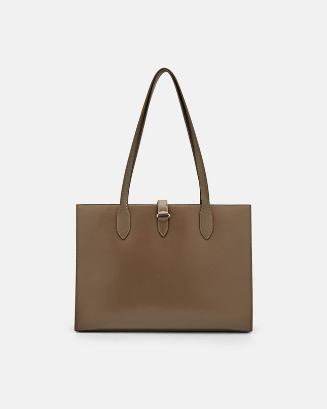 PEDRO Studio Leather Tote Bag - Taupe