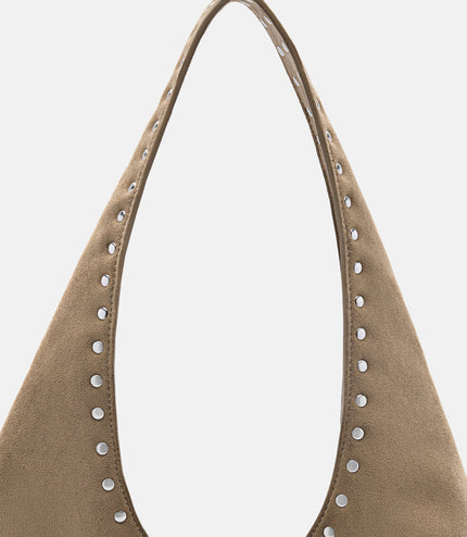 Issa Studded Hobo Bag - Sand