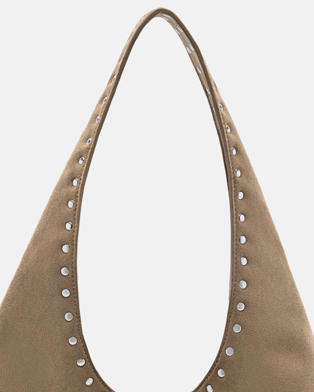 Issa Studded Hobo Bag - Sand