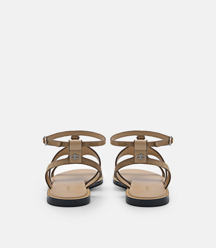 Studded Sandals - Sand